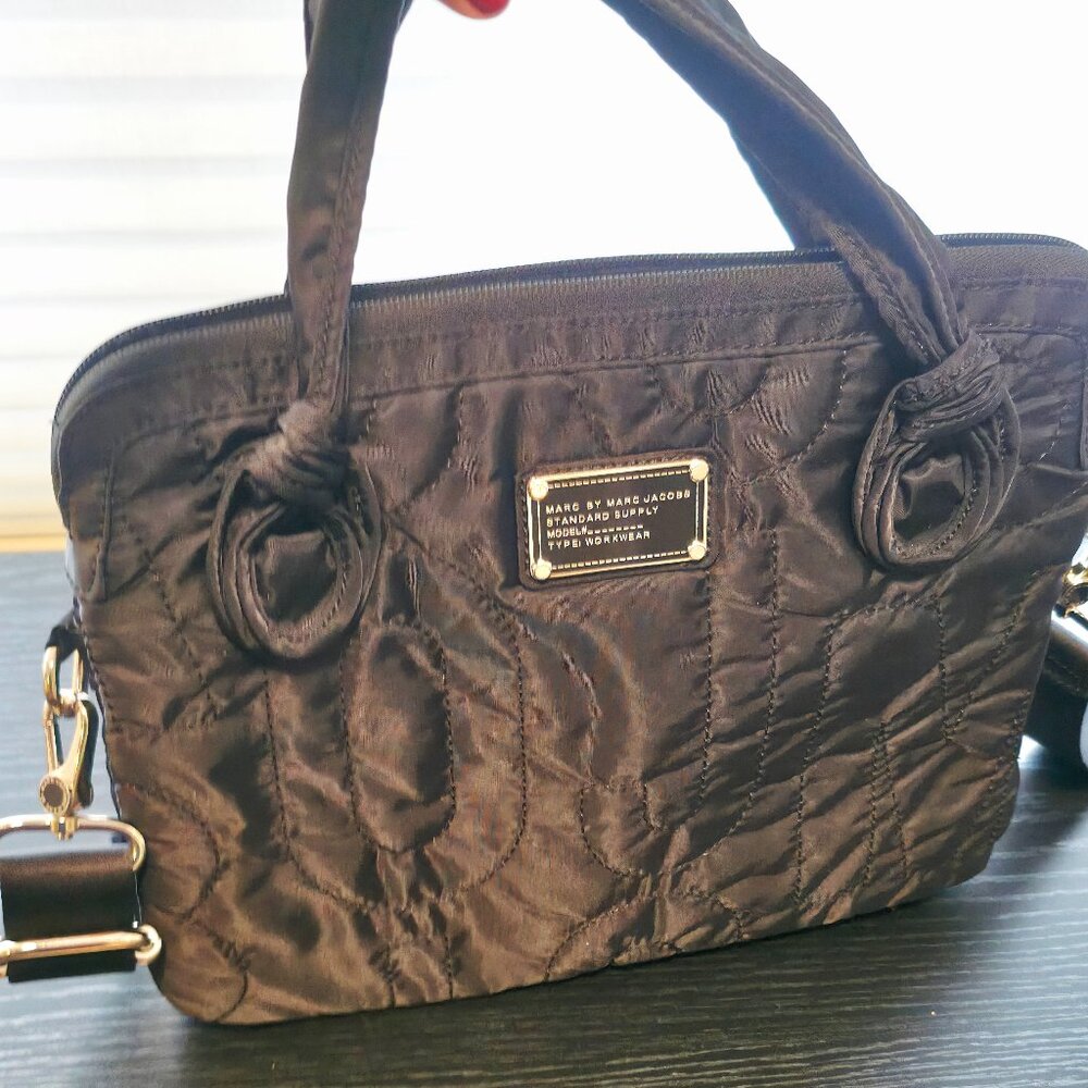 Like New - Quilted Black Marc Jacobs Laptop Bag